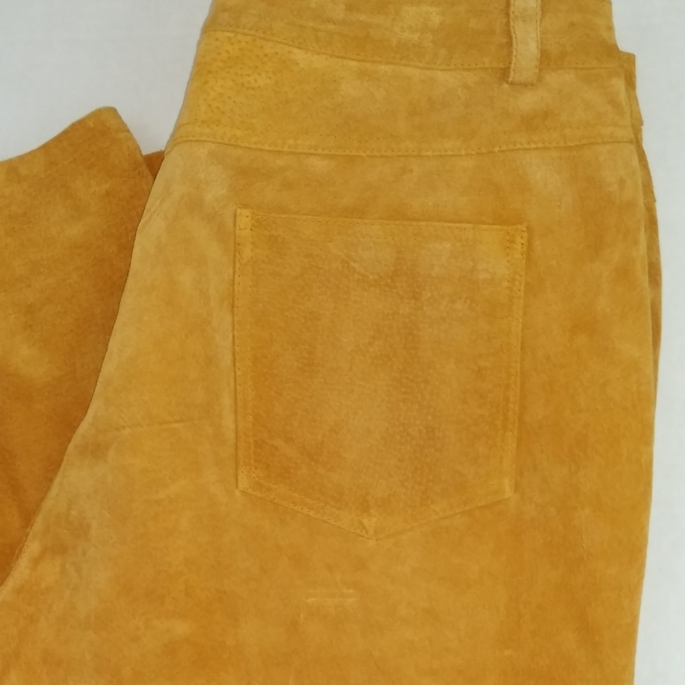 Women's 18 Metro style suede pants - plus size.